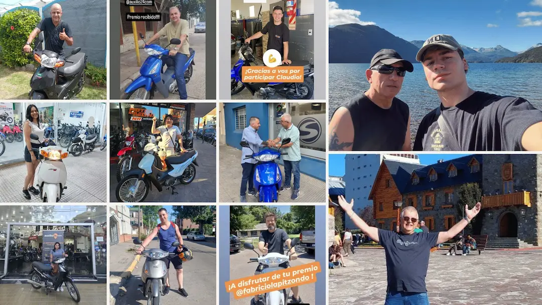 ¡Sorteamos 30 motos! Conocé a los ganadores de cada mes